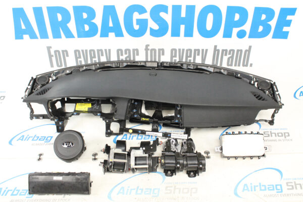 Airbag set - Dashboard zwart met zwart stiksels Kia Optima (2015-2020)