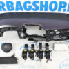 Airbag set - Armaturenbrett schwarz/lila volleder mit Naht Toyota C-HR (2016-....) – Bild 2