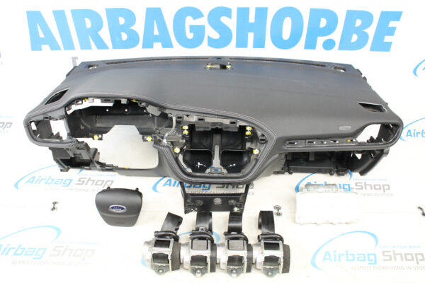 Airbag kit- Cruscotto nero con cucitura speaker Ford Fiesta ST (2017-....)