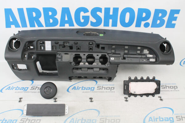 Airbag set - Dashboard black with stitches Mercedes B klasse W247 (2018-....)