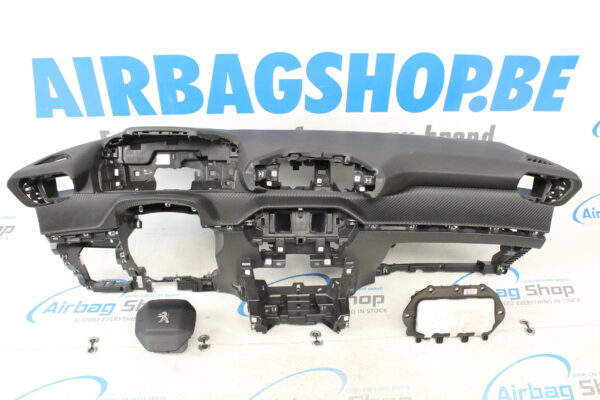 Airbag kit - Tableau de bord avec carbon Peugeot 208 (2019-....)