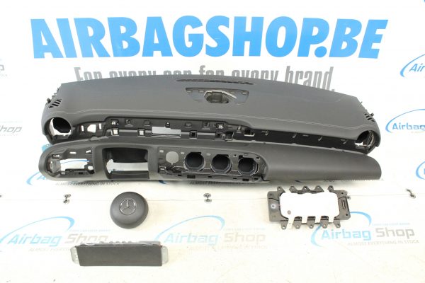 Airbag set - Dashboard wit stiksels Mercedes A klasse W177 (2018-heden)