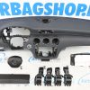 Airbag kit - Tableau de bord couture vert/gris Mercedes A klasse W176 (2012-2018) – Image 2