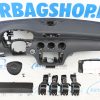 Airbag kit - Tableau de bord couture vert/gris Mercedes A klasse W176 facelift (2012-2018) – Image 2