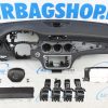 Airbag kit - Tableau de bord avec couture jaune Mercedes CLA Klasse C117 (2013-2019) – Image 2