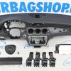 Airbag kit - Tableau de bord avec couture jaune Mercedes CLA facelift (2015-....) – Image 2