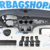 Airbag kit - Cruscotto con cucitura bianco Mercedes CLA Klasse C117 facelift (2015-....) - immagine 2
