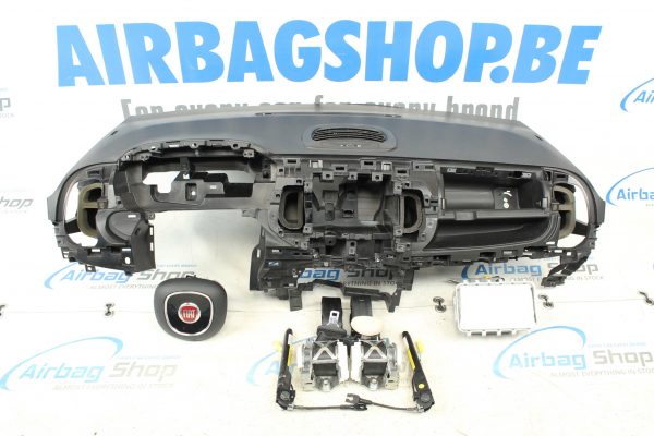 Airbag set - Dashboard zwart Fiat 500L (2012-heden)