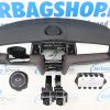 Airbag kit - Cruscotto nero/marrone con vano portaoggetti Mini Cooper F55 F56 F57 (2013-....) - immagine 2