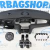 Airbag kit - Cruscotto nero con porta orologio Mini Cooper F55 F56 F57 (2013-....) - immagine 2