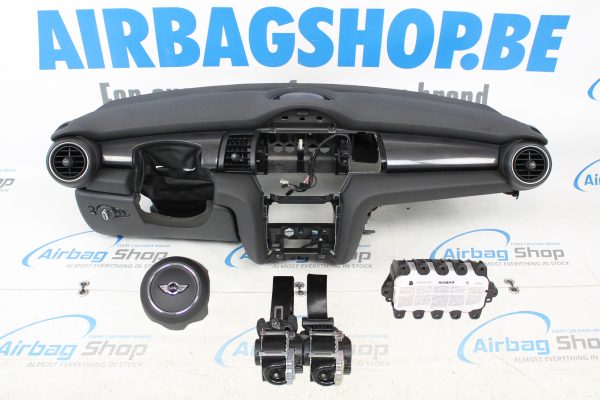 Airbag kit - Cruscotto nero con carbonio Mini Cooper F55 F56 F57 (2013-....)