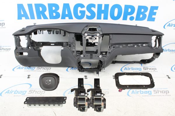 Airbag set - Dashboard black with stitches Volvo XC60 (2017-....)