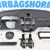 Airbag set - Dashboard black with stitches Volvo XC60 (2017-....) - Image 2