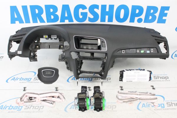 Airbag kit - Tableau de bord couture noir toit airbags 4 branche Audi Q5 - 8R (2008-2016)
