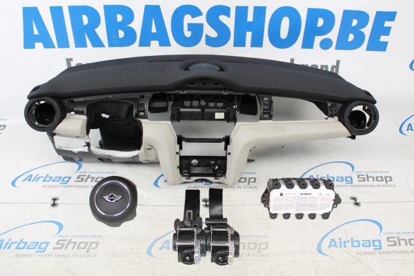 Airbag kit - Cruscotto nero/bianco Mini Cooper F55 F56 F57 (2013-....)