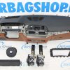 Airbag kit - Cruscotto M HUD pelle nero/marrone cucitura bianco BMW 3 serie G20 (2019-....) - immagine 2