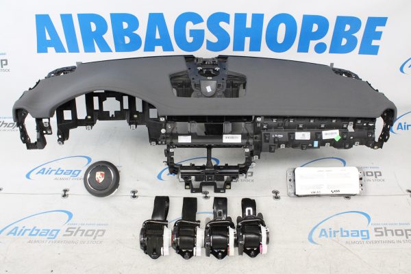 Airbag set - Dashboard grey with stitches Porsche Cayenne (2017-....)