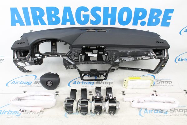 Airbag set - Dashboard zwart met dak airbags Skoda Kamiq (2019-heden)