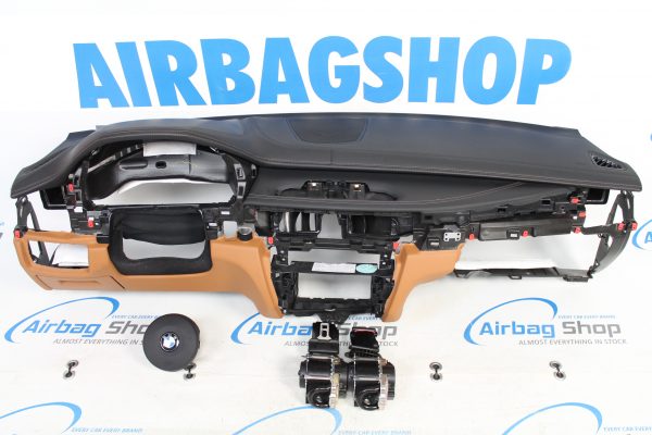 Airbag set - Dashboard M leer cognac stiksels speaker BMW X6 F16 (2014-2019)
