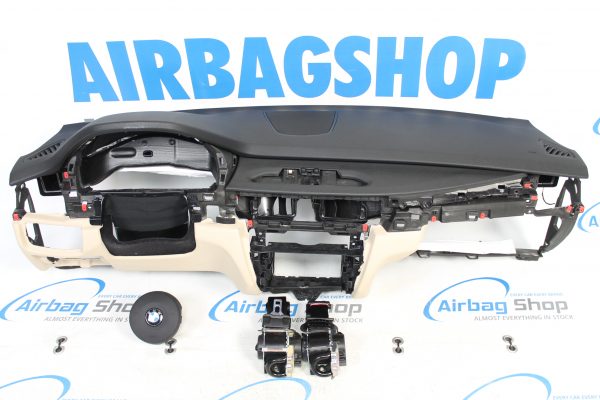 Airbag set - Dashboard M zwart/beige BMW X6 F16 (2014-2019)