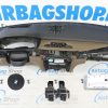 Airbag kit - Cruscotto M nero/marrone HUD con cucitura BMW X5 F15 (2013-2018) - immagine 2