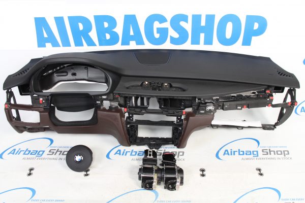 Airbag set - Dashboard M zwart/bruin BMW X6 F16 (2014-2019)