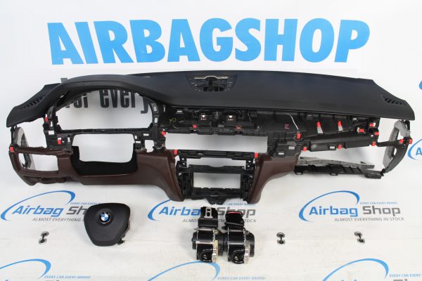 Airbag kit - Cruscotto nero/marrone HUD BMW X6 F16 (2014-2019)