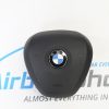 Airbag set - Dashboard bruin/grijs leder HUD wit stiksels BMW X6 F16 (2014-2019) - Afbeelding 6