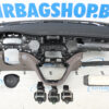 Airbag set - Dashboard black/brown with stitches Mercedes V klasse V447 (2014-....) - Image 2