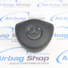 Airbag set - Dashboard black/brown with stitches Mercedes V klasse V447 (2014-....) - Image 4