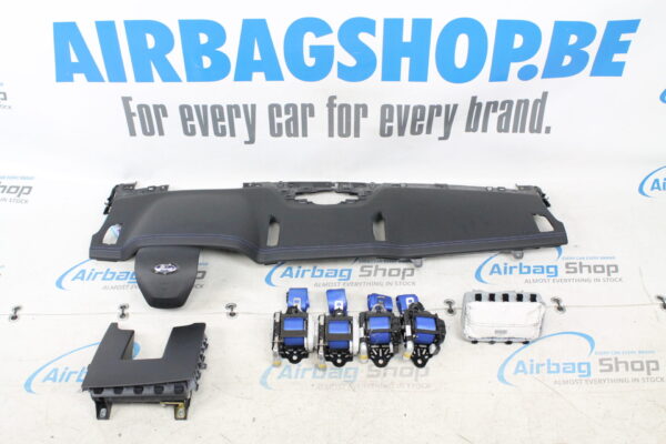 Airbag set - Dashboard blauw stiksel met blauw gordelband Ford Ranger (2011-heden)