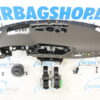 Airbag set - Dashboard brown beige HUD Audi A6 4G with small belts (2011-2018) - Image 2
