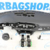 Airbag Satz - Armaturenbrett schwarz Audi A6 4G mit kleinen Sicherheitsgurten (2011-2018) – Bild 2