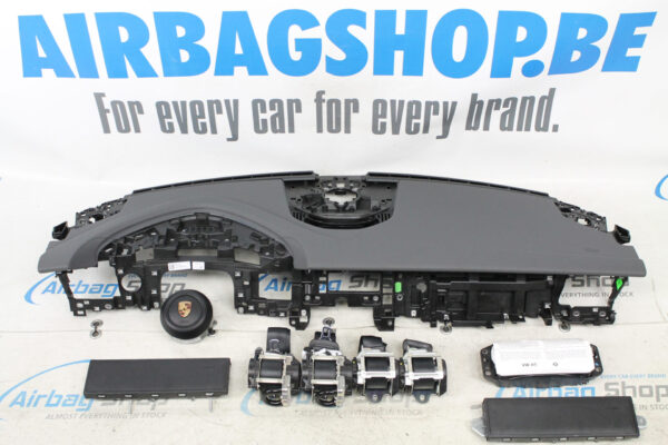 Airbag kit - Cruscotto grigio con struttura Porsche Taycan (2019-….)