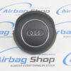 Airbag kit - Tableau de bord avec coutures blanches autour de l'airbag volant Audi Q5 - 8R avec airbag passager en plastique (2008-2016) – Image 5