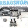 Airbag set - Dashboard black leather HUD speaker with black & white stitches BMW 3 Series F30 F31 F34 (2011 - 2019) - Image 2