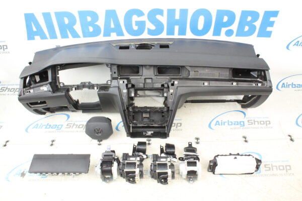 Airbag Satz - Armaturenbrett schwarz Lautsprecher mit schwarzer Naht Volkswagen Passat B8 Facelift (2019-2024)