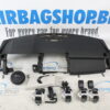 Airbag set - Dashboard black speaker black stitches Jaguar E-Pace (2017-present) - Image 2