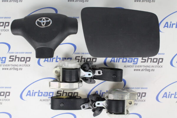 Airbag set - Panel set black Toyota Aygo (2005 - 2014)