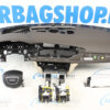Airbag kit - Tableau de bord brun beige avec HUD, haut-parleur, grandes ceintures et volant 4 branches Audi A6 4G (2011-2018) – Image 2