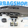 Airbag kit - Tableau de bord brun beige avec HUD, haut-parleur, grandes ceintures et volant 4 branches Audi A6 4G (2011-2018) – Image 3