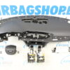 Airbag set – Dashboard zwart 4 spaak speaker grote gordels Audi A6 4G (2011-2018) - Afbeelding 2