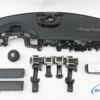 AIRBAG SET - Dashboard zwart structuur met speaker PORSCHE TAYCAN (2019-...) - Afbeelding 2