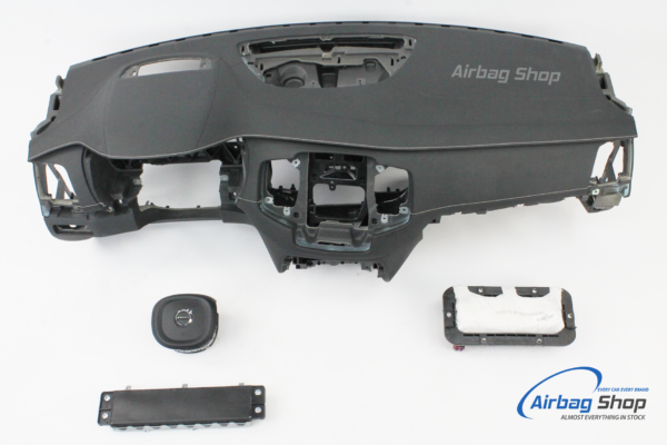 Airbag set - Dashboard radar with speaker and white stitches Volvo XC90 (2015-...)