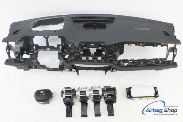 Airbag kit - Tableau de bord noir HUD avec haut-parleur Skoda Kodiaq (2024-...)