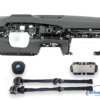Airbag kit - Cruscotto nero HUD con speaker e cucitura bianca BMW X1 U11 (2022-...) - immagine 3