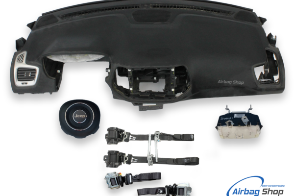 Airbag set - Dashboard zwart met speaker Jeep Compass (2016-...)